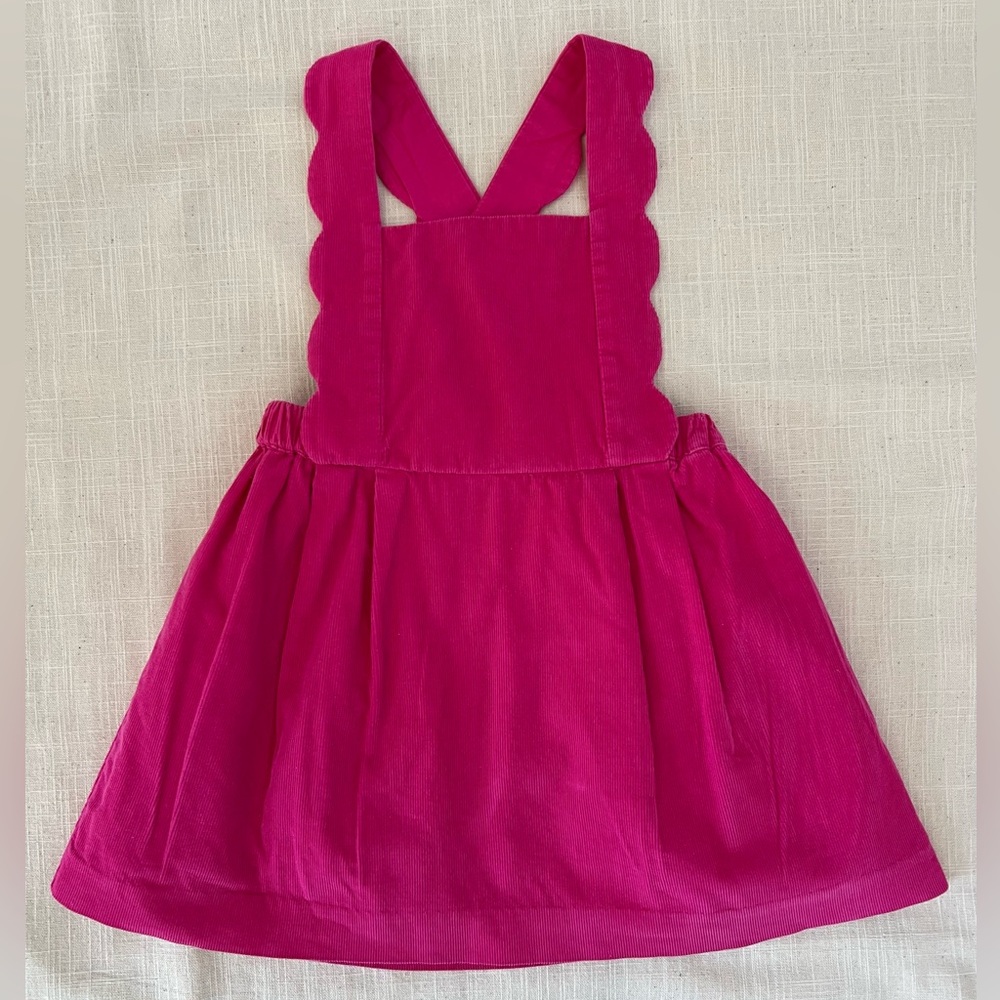 Jacadi vibrant pink Pinafore Dress
